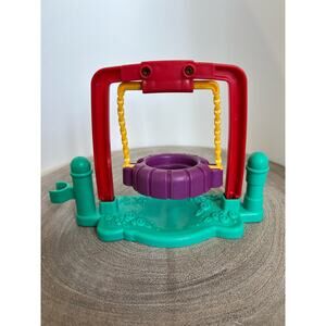 Fisher-Price Little People Replacement Tire Swing From Playground Purple Tire